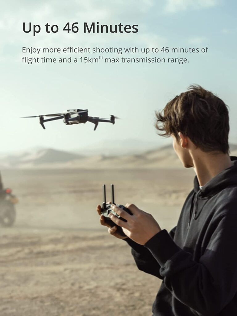 DJI מאוויק 3 -זמן טיסה